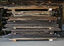 Original reclaimed oak boards from the attic